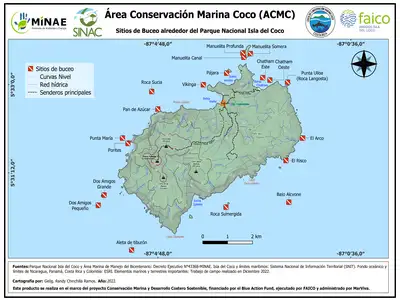 Sitios de Buceo de la Isla del Coco