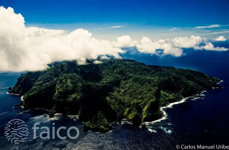 Panorámica de la Isla del Coco