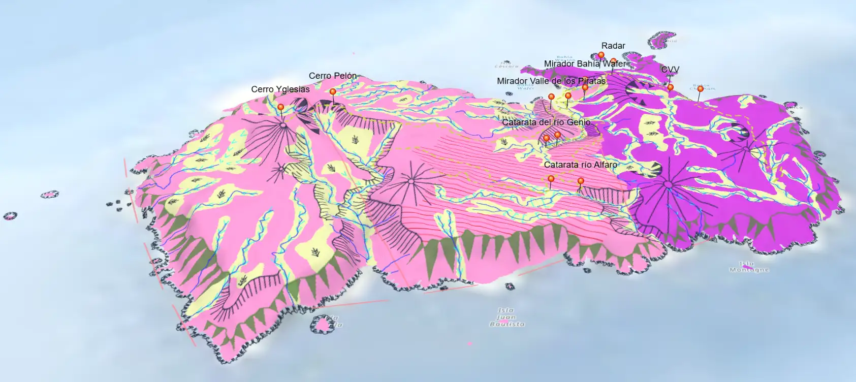 Geomorfología de la Isla del Coco