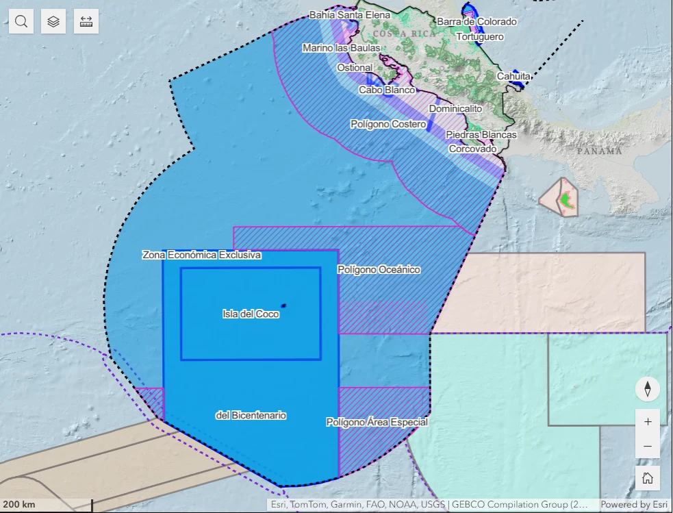 Ordenamiento Marino en la Zona Económica Exclusiva de Costa Rica
