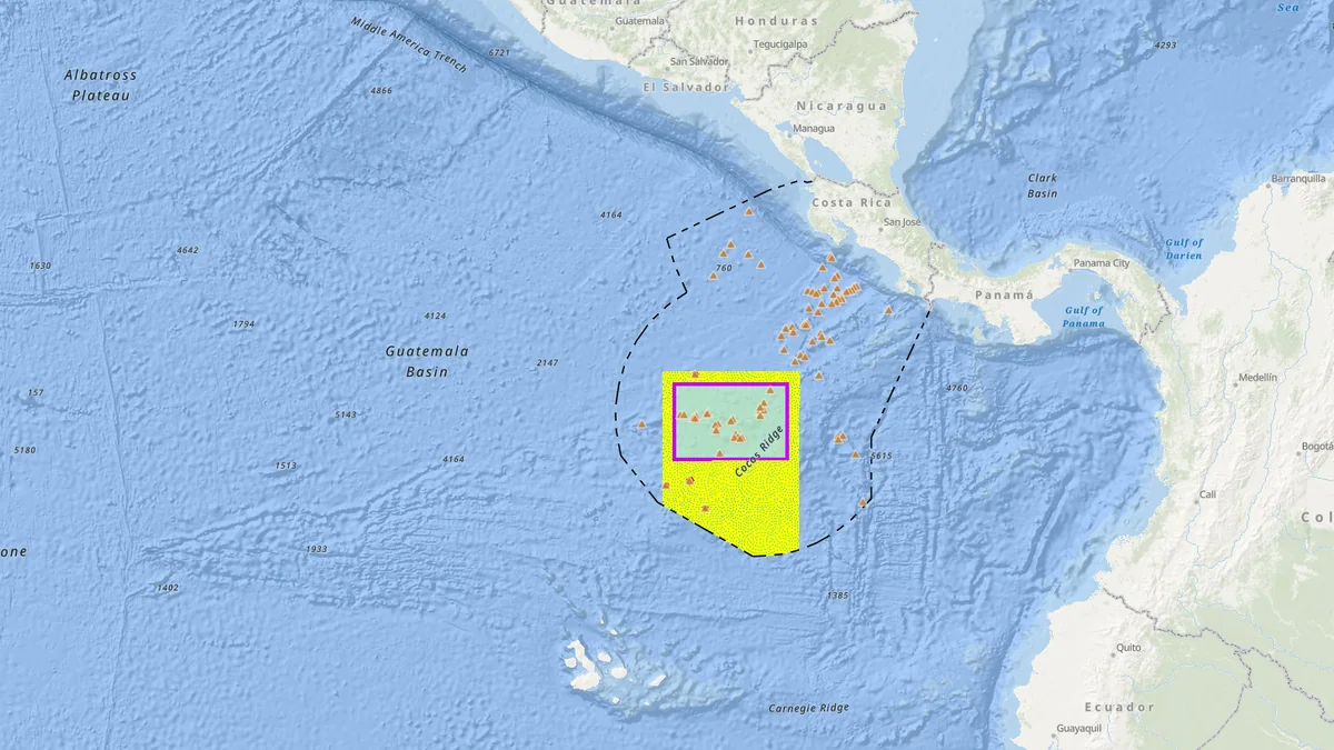 Zoning of the Bicentennial Marine Management Area